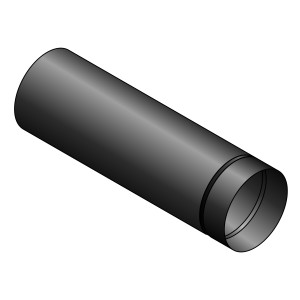 Rauchrohr DM130mm ( 500 mm Länge )