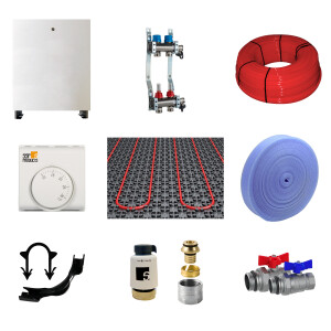 FBH Set mit Noppenplatte 30m2